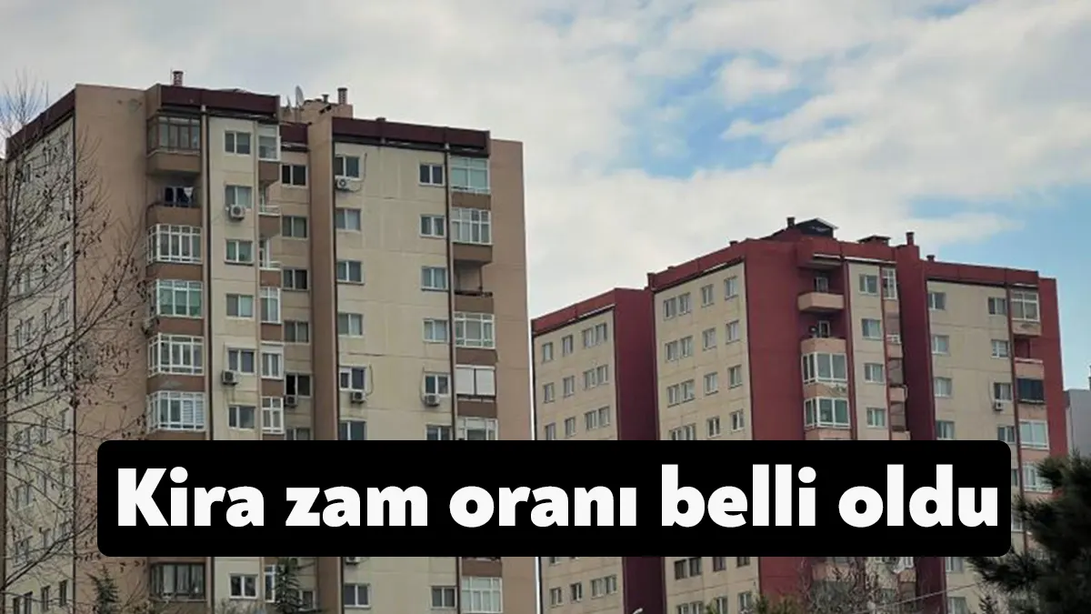 TÜFE'nin 12 aylık ortalamasına göre hesaplanan kira zam oranı, bugün