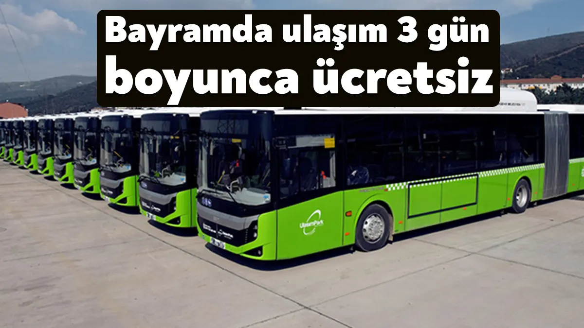 Büyükşehir Belediyesi, Ramazan Bayramı süresince otobüs, raylı sistemler ve deniz