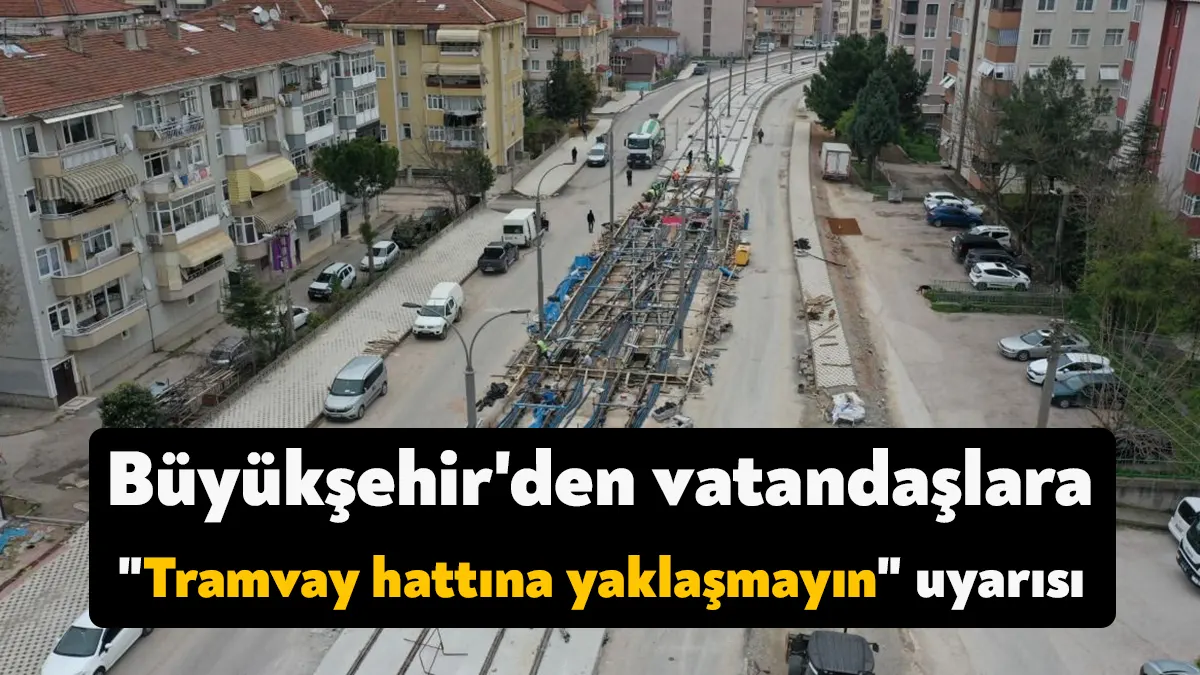 Kocaeli Büyükşehir Belediyesi çalışmaların tamamlandığı Kuruçeşme tramvay projesinde, hatta elektrik