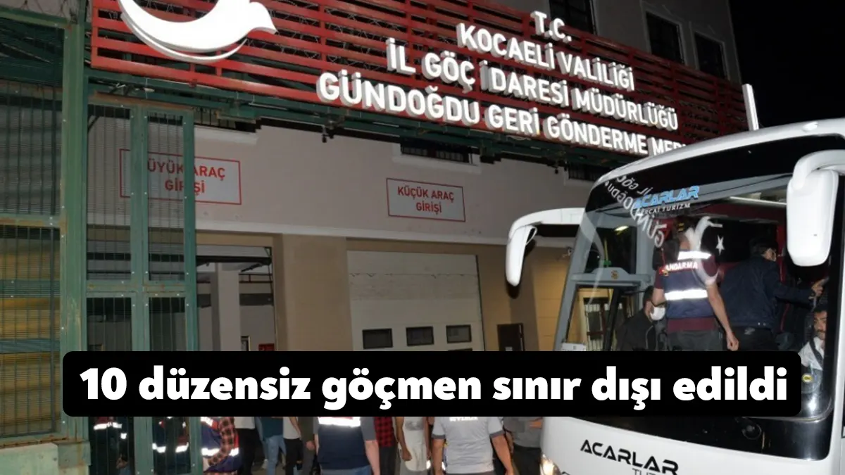 Kocaeli'de polis ekiplerince yapılan uygulamalarda 10 düzensiz göçmen yakalanırken, göçmen