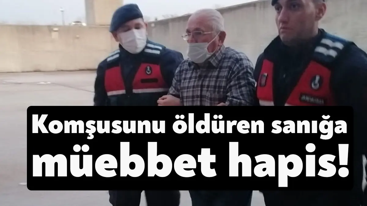 Kocaeli’de arazi anlaşmazlığı sebebiyle tartıştığı komşusuna tabancayla ateş ederek öldüren