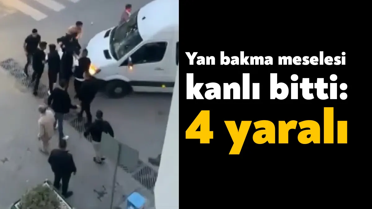 Kocaeli'nin Darıca ilçesinde iki grup arasında yan bakma meselesi yüzünden