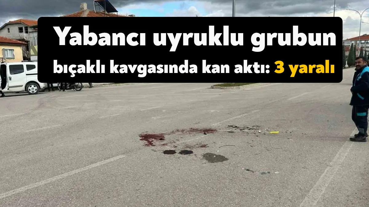 Kocaeli'nin Başiskele ilçesinde yabancı uyruklu grup arsında çıkan bıçaklı kavgada