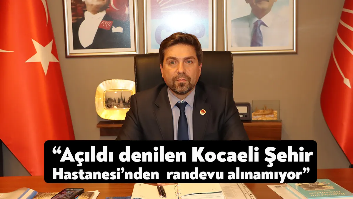 Diğer hastanelerdeki bazı bölümlerin taşınarak ‘Hasta kabulüne başlandı’ denilen Kocaeli