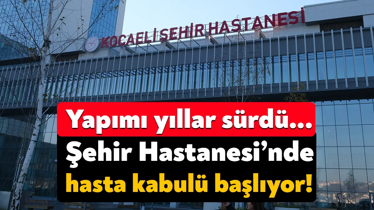 Kocaeli İl Sağlık Müdürü Yüksel Pehlevan, pazartesi günü Şehir Hastanesi’nde