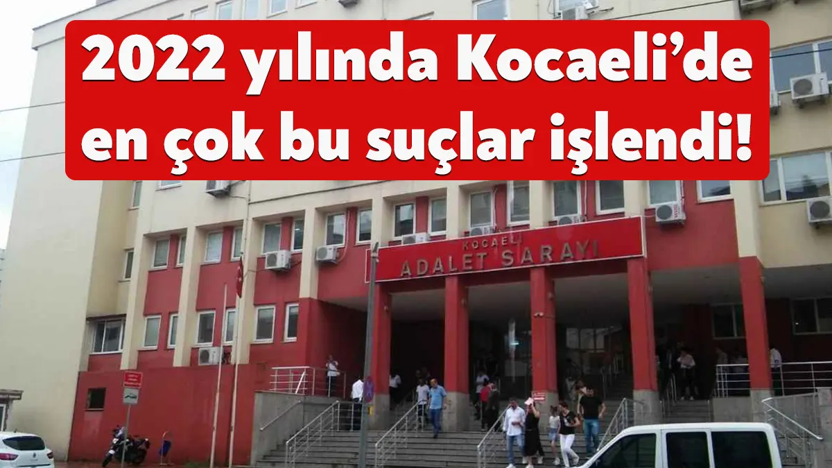 Kocaeli Adalet Komisyonu 2022 yılı Faaliyet Raporu’nda Kocaeli’de en çok