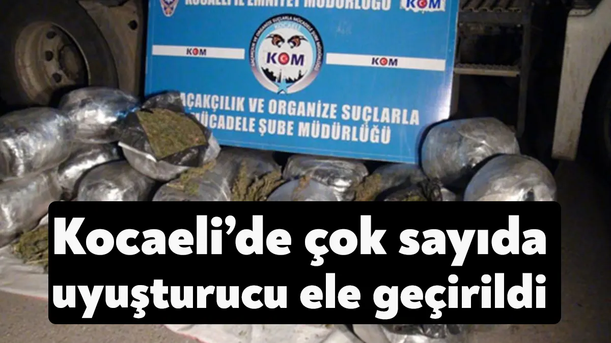 Kocaeli İl Emniyet Müdürlüğü ve İl Jandarma Komutanlığı tarafından yapılan