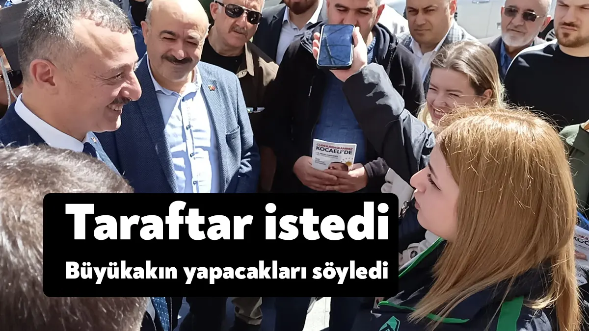 Kocaelispor taraftarı bir vatandaş Kocaeli Büyükşehir Belediye Başkanı Tahir Büyükakın’dan