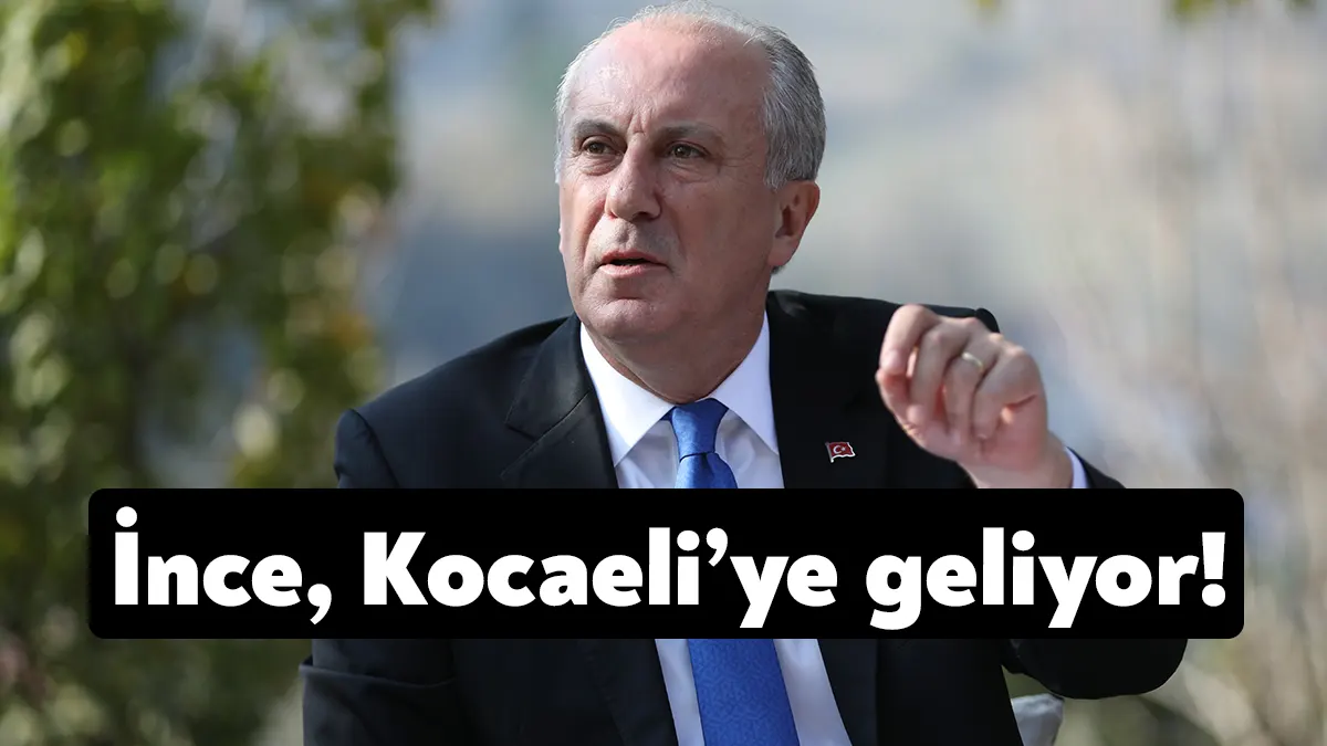 Memleket Partisi Genel Başkanı ve Cumhurbaşkanı Adayı Muharrem İnce Kocaeli’ye