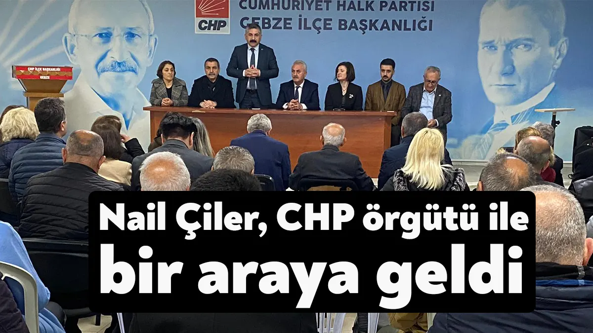 CHP Kocaeli 4. Sıra Milletvekili Adayı, Gebze eski Ticaret Odası