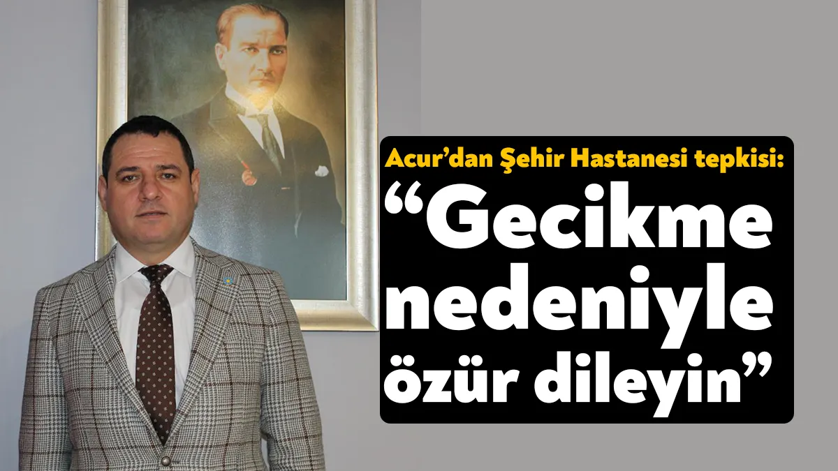 İYİ Parti İl Başkanı Nusret Acur, resmi açılışı yapılacak olan