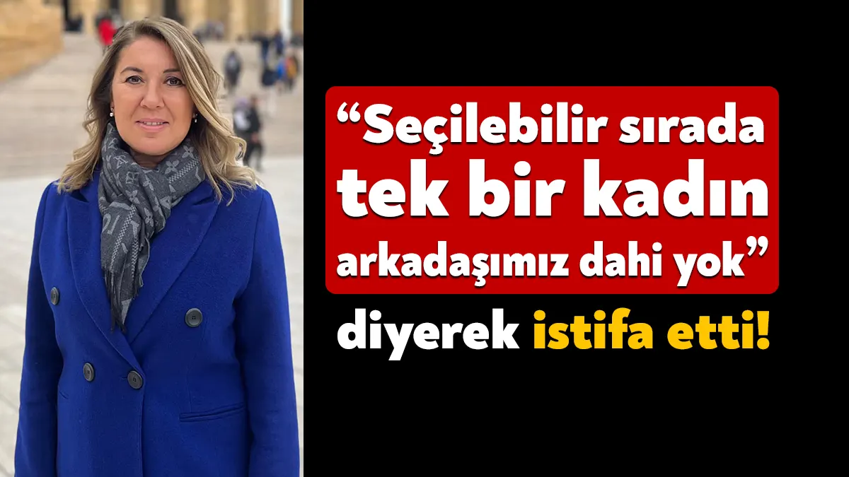 İYİ Parti Kocaeli milletvekili aday adayı Pelin Dönge, istifa etti.