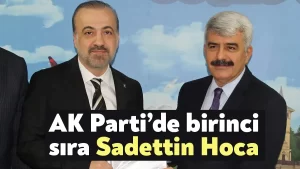 AK Parti Kocaeli birinci sıra adayı Sadettin Hülagü