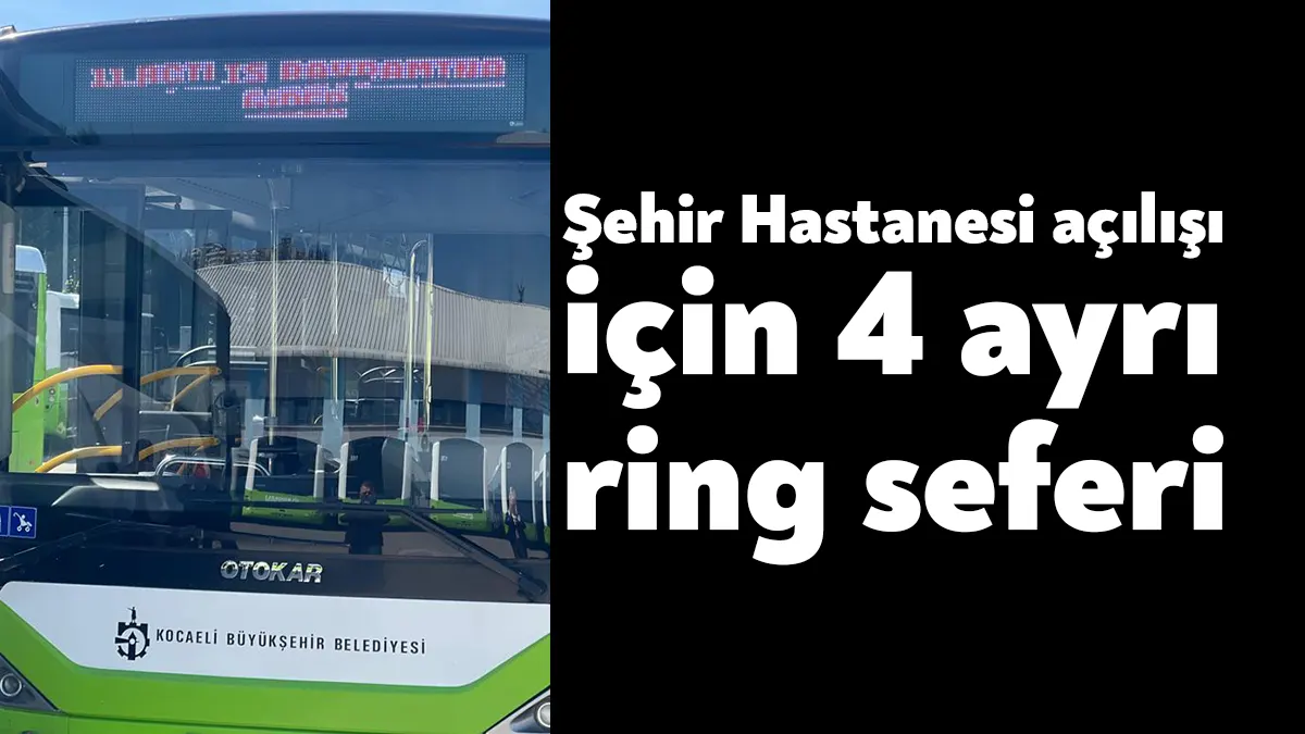 Büyükşehir, 11. Açılış Bayramı için ücretsiz ring seferler düzenleyerek, vatandaşlara