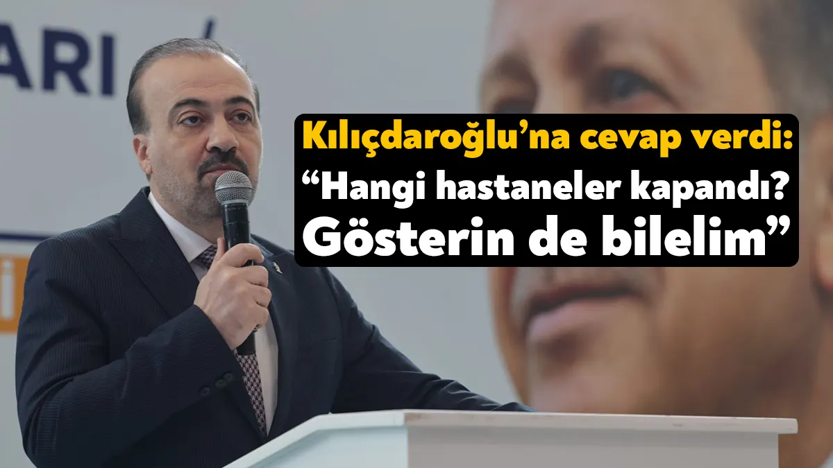 AK Parti Kocaeli İl Başkanı Dr.Şahin Talus, “Kapanan hastaneleri ben