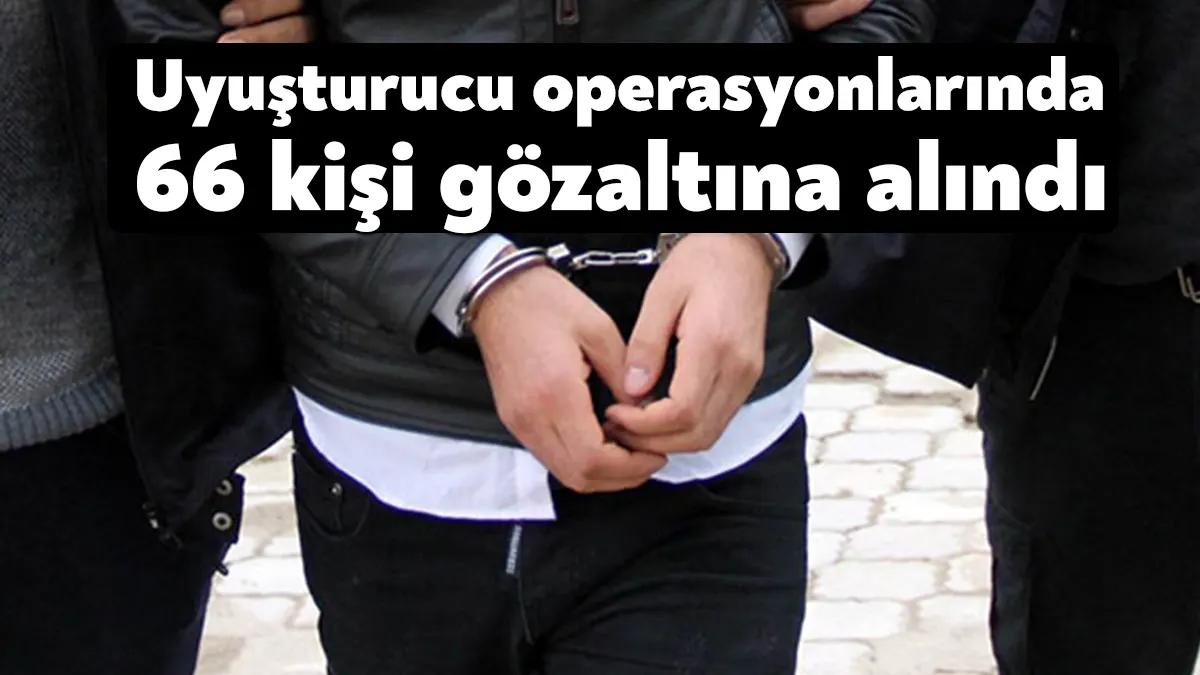 Kocaeli'de polis ve jandarma ekiplerinin son bir haftada yürüttüğü uyuşturucu