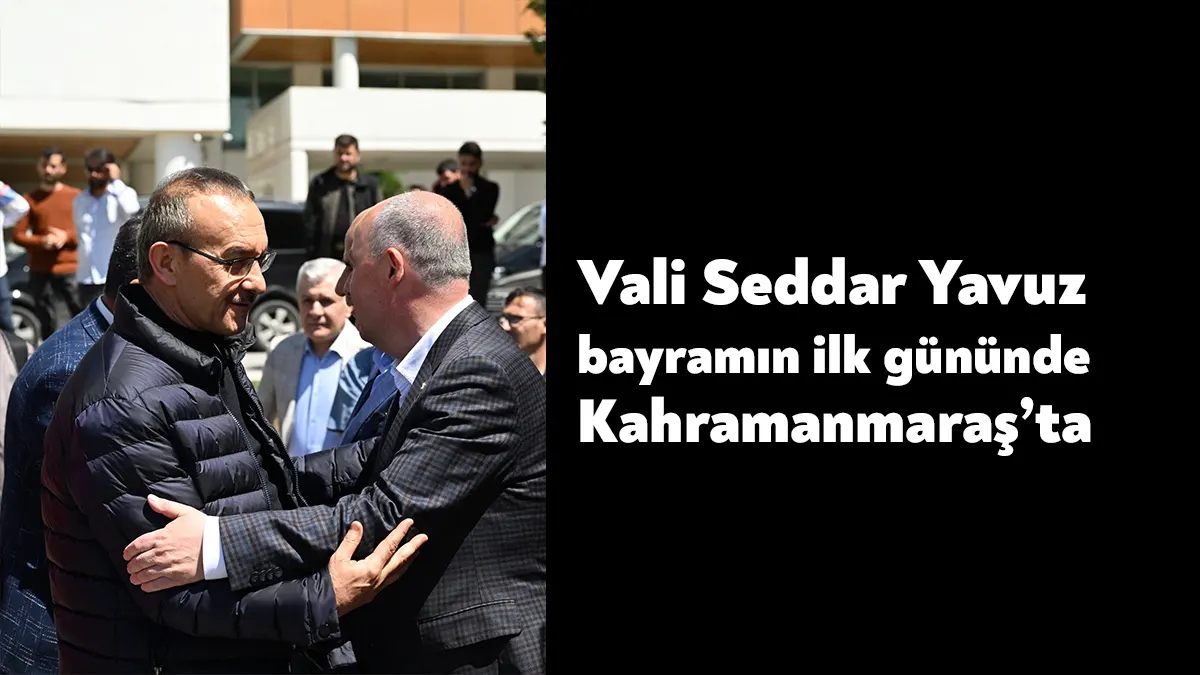 Kocaeli Valisi Seddar Yavuz, deprem zamanında olduğu gibi bayramın ilk