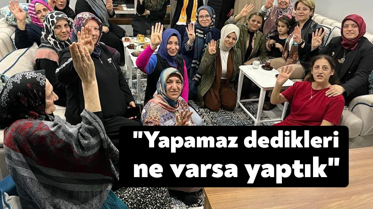 Gebze’de vatandaşlarla bir araya gelen AK Parti Kocaeli Milletvekili Adayı