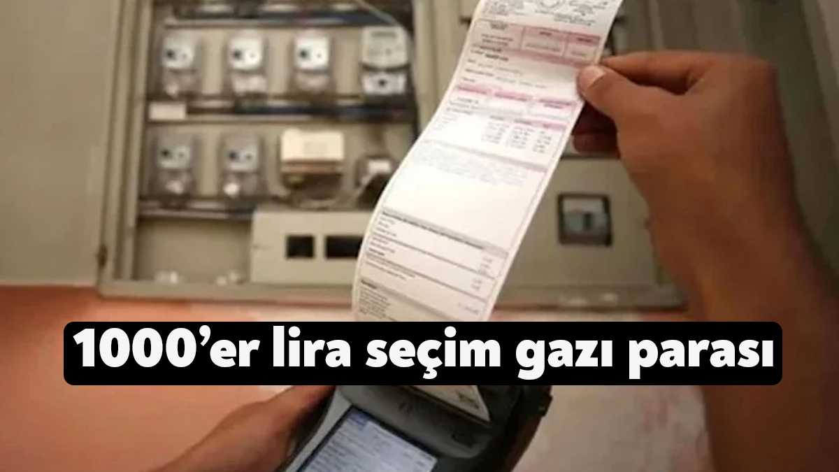 İlk tur seçimlerinde hane başına 25’er metreküp doğalgazın parasını Hazine’ye
