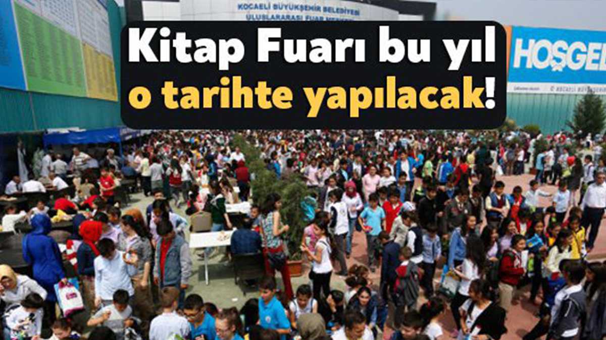 Kocaeli Kitap Fuarı’nın resmi Twitter sayfasından Kocaeli 13. Kitap Fuarı’nın