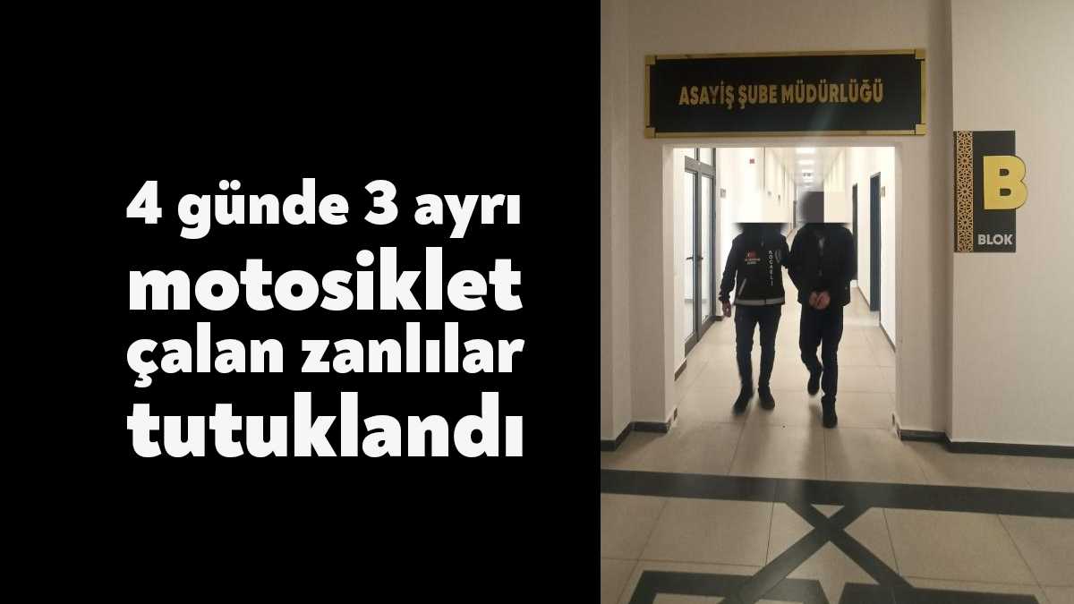 Kocaeli’de İzmit ve Kartepe ilçelerinde 4 günde 3 ayrı motosiklet