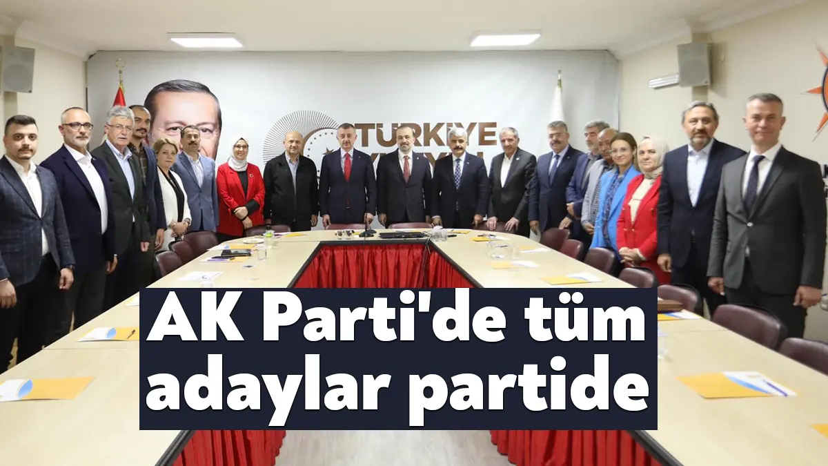 Cumhurbaşkanlığı 2.tur seçimleriyle ilgili AK Parti Kocaeli’de tüm adaylar partide