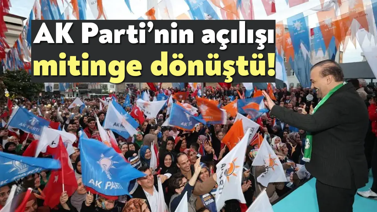 AK Parti’nin Gebze Beylikbağı Mahallesinde gerçekleştirdiği Seçim İrtibat Bürosu açılışı