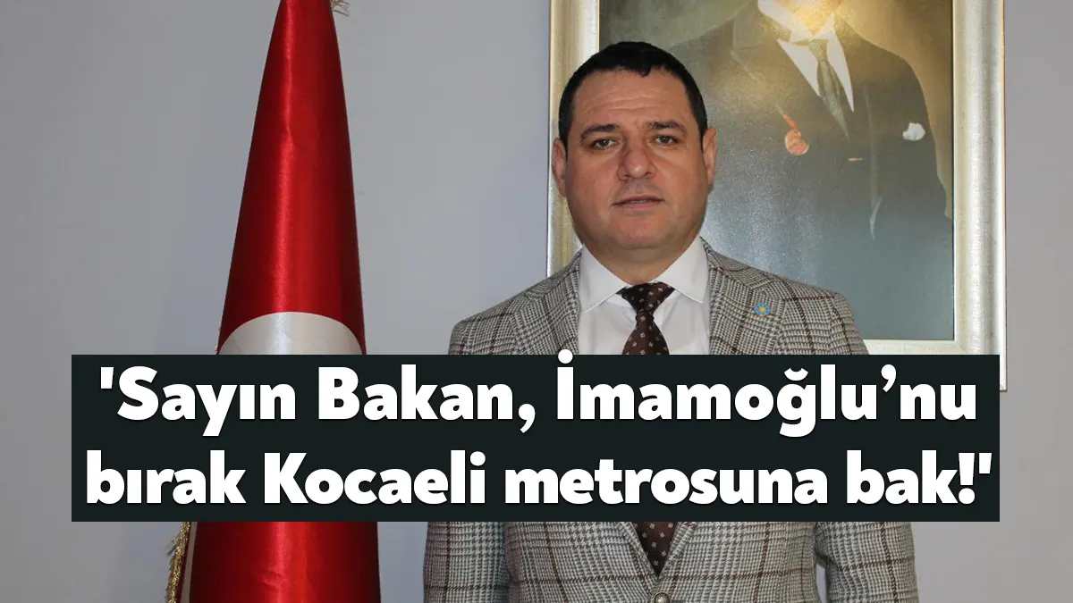 İyi Parti Kocaeli İl Başkanı Nusret Acur, ilimizde açıklamalarda bulunan