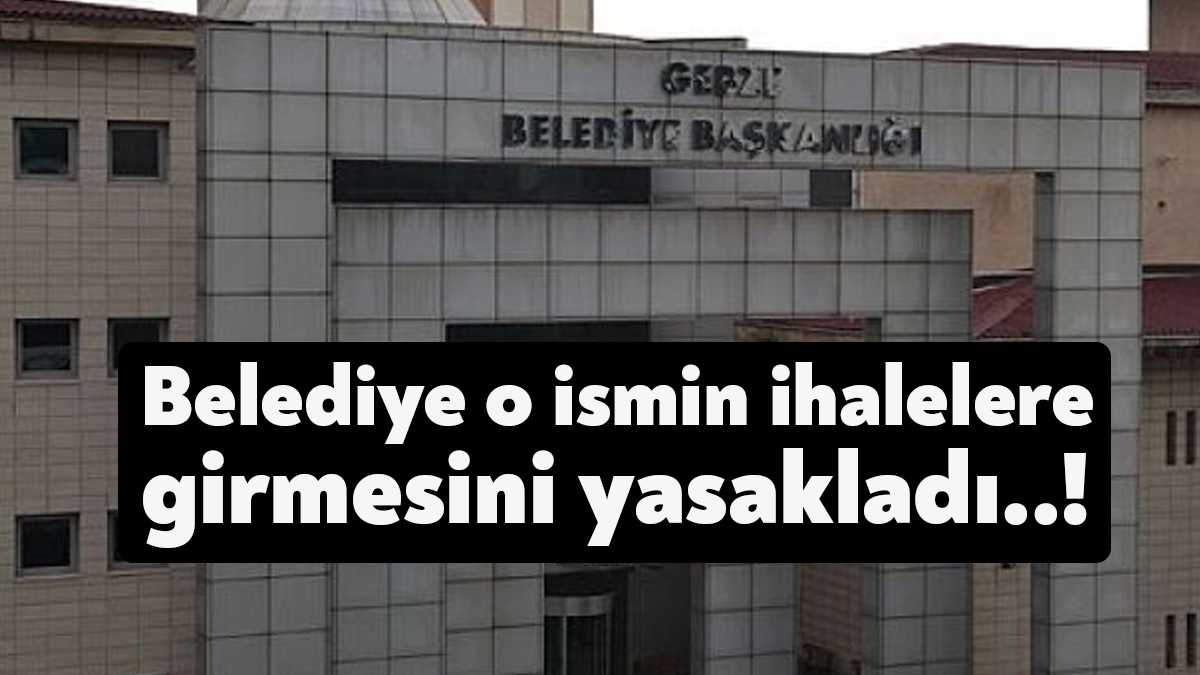 Gebze Belediyesi, Çevre Şehircilik ve İklim Değişikliği Bakanlığı'na Ahmet Kılıç