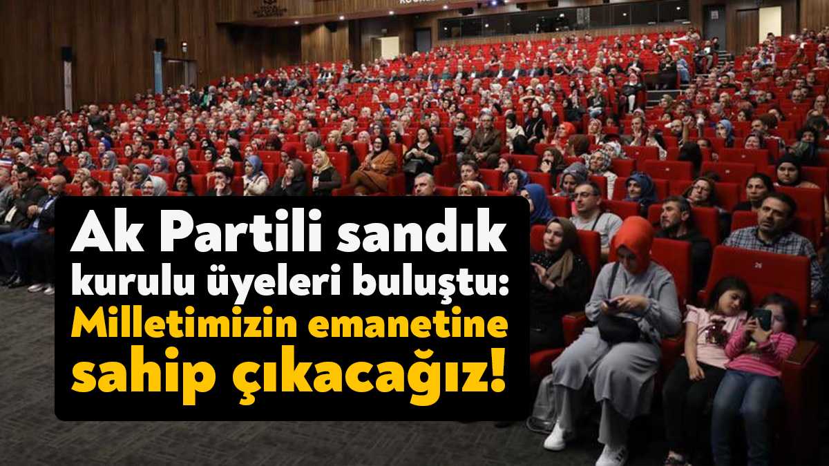 AK Parti Kocaeli İl Başkanı Dr. Şahin Talus, İzmit’te sandık