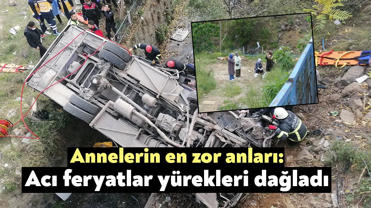 Kocaeli'nin Gebze ilçesinde bir yaya ile 4 öğrencinin hayatını kaybettiği