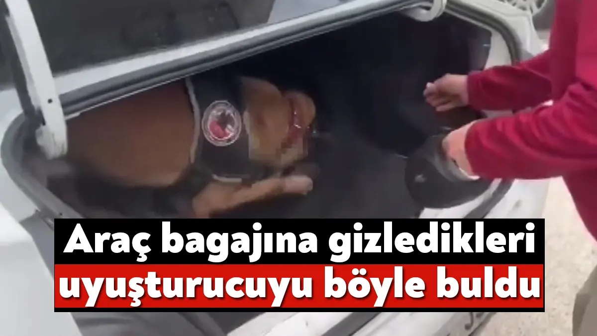 TEM Otoyolu Kocaeli geçişinde polis ekipleri tarafından durdurulan otomobilde narkotik