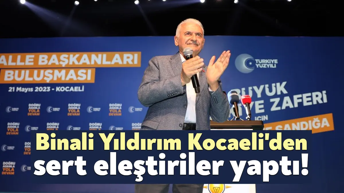 AK Parti Genel Başkanvekili Binali Yıldırım, “Oyu millet verecek millet.