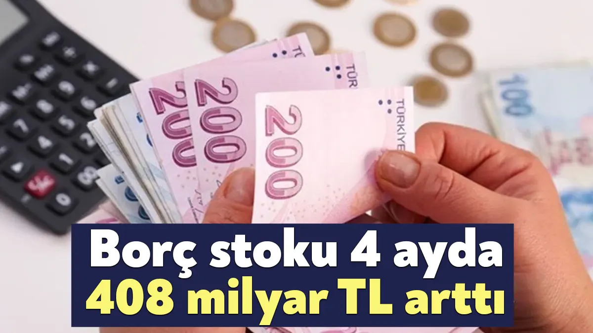 Merkezi yönetim brüt borç stoku bu yılın ilk 4 aylık