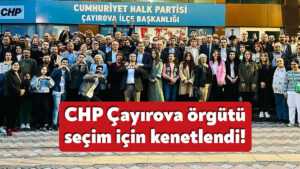 CHP Çayırova örgütü seçim için kenetlendi!
