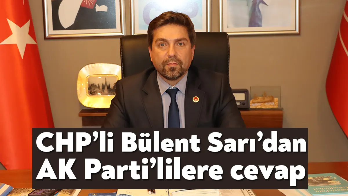 CHP Kocaeli İl Başkan Bülent Sarı, “Bakan evlatları için değil,