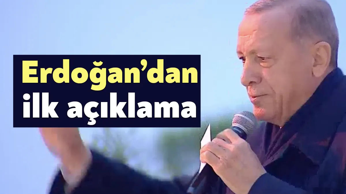 Cumhurbaşkanlığı ikinci tur seçim sonuçlarının netleşmesinin ardından Cumhurbaşkanı Erdoğan, otobüsün
