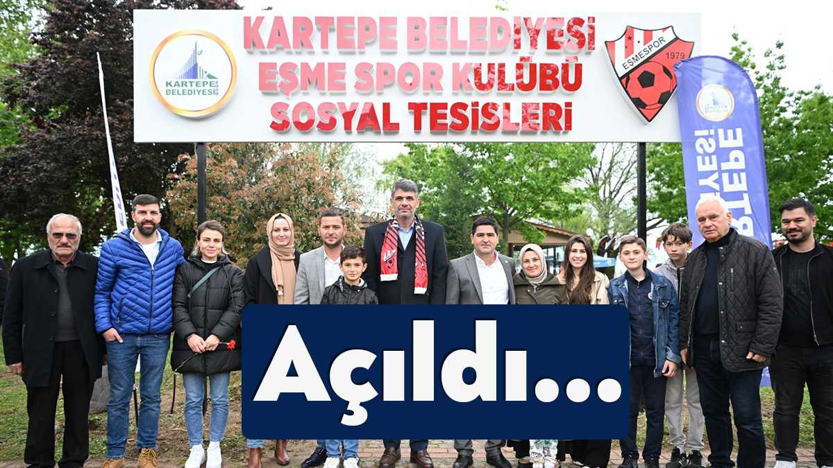 Kartepe Belediye Başkanı Av.M.Mustafa Kocaman’ın desteği ile yapımı tamamlanan Eşmespor
