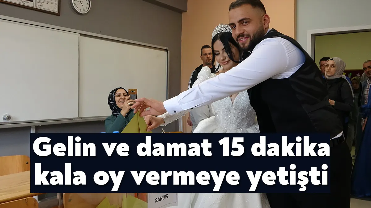 Kocaeli’nin Derince ilçesinde bugün düğünü olan Tuğba ve Kadir Marangoz