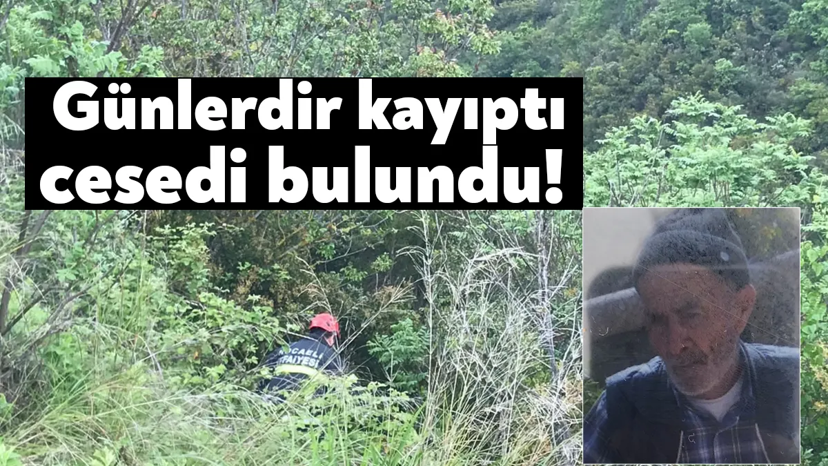 Kocaeli'nin Derince ilçesinde 4 gündür kayıp olarak aranan 90 yaşındaki