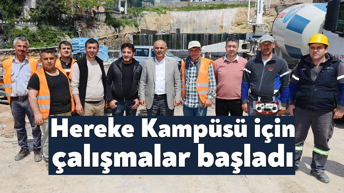 Kocaeli Üniversitesi’ne Hereke’de yeni bir kampüs kazandıracak olan Körfez Belediyesi,
