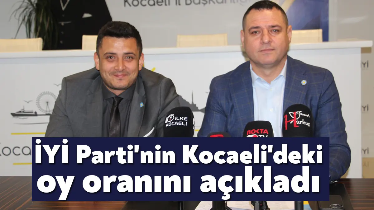 İYİ Parti Kocaeli İl Başkanı Nusret Acur, “Adaylarımızdan bir tanesi
