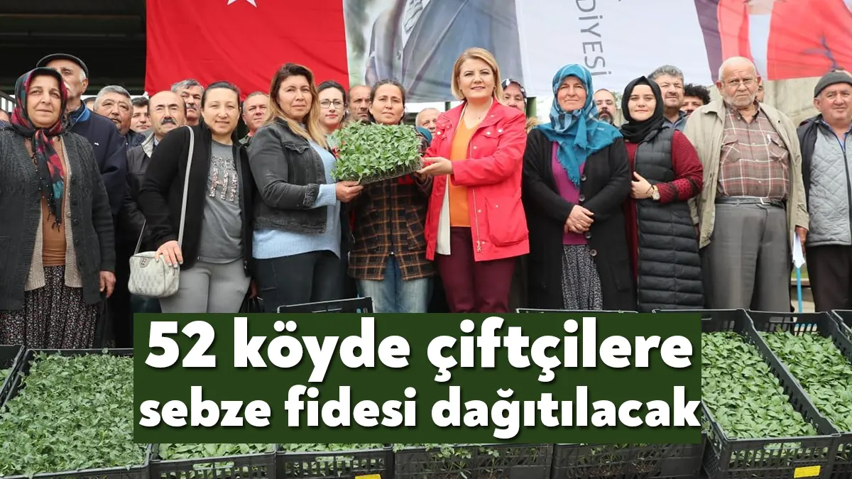 İzmit Belediyesi, “Köylerde sebze üretmeyen kalmasın” sloganıyla her yıl düzenli