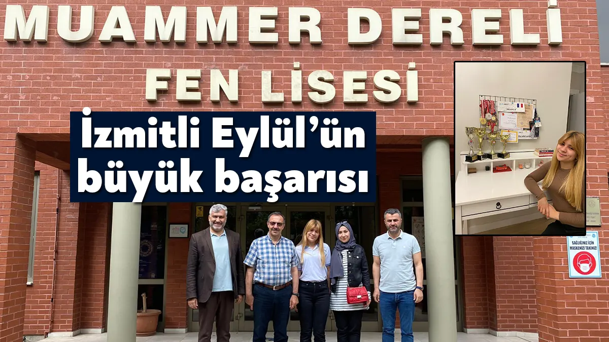 Muammer Dereli Fen Lisesi öğrencisi Eylül Yaman, Türkiye’den sadece 5