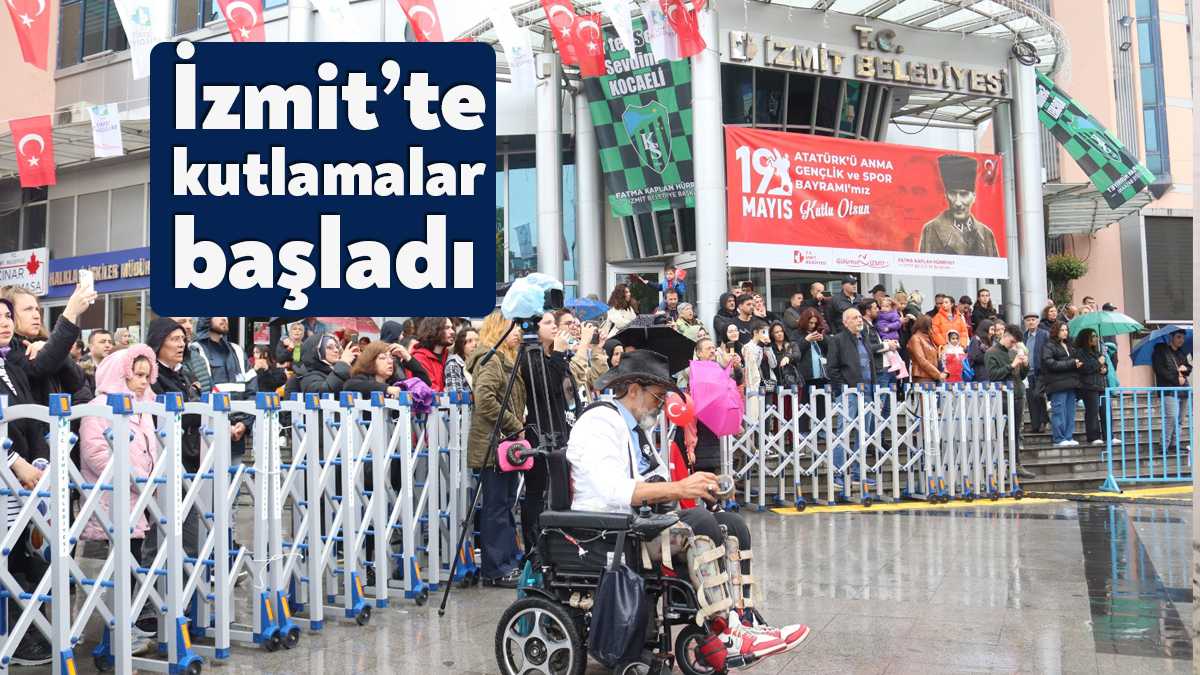 İzmit Belediyesinin 19 Mayıs Atatürk’ü Anma, Gençlik ve Spor Bayramı
