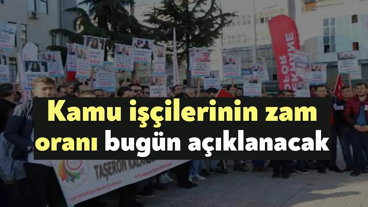 Kamuda çalışan 700 işçinin gözü toplu sözleşme görüşmelerinde sona yaklaşıldı.