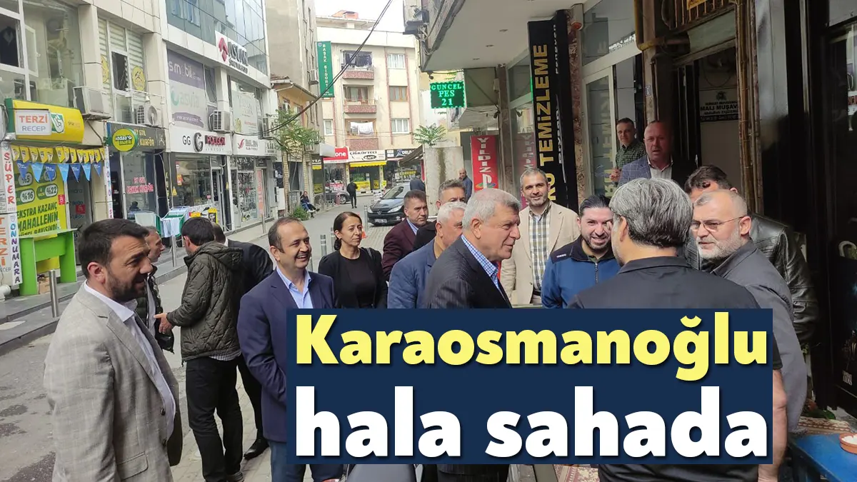 Kocaeli Büyükşehir Belediyesi önceki dönem Başkanı İbrahim Karaosmanoğlu, Gebze’de esnaf