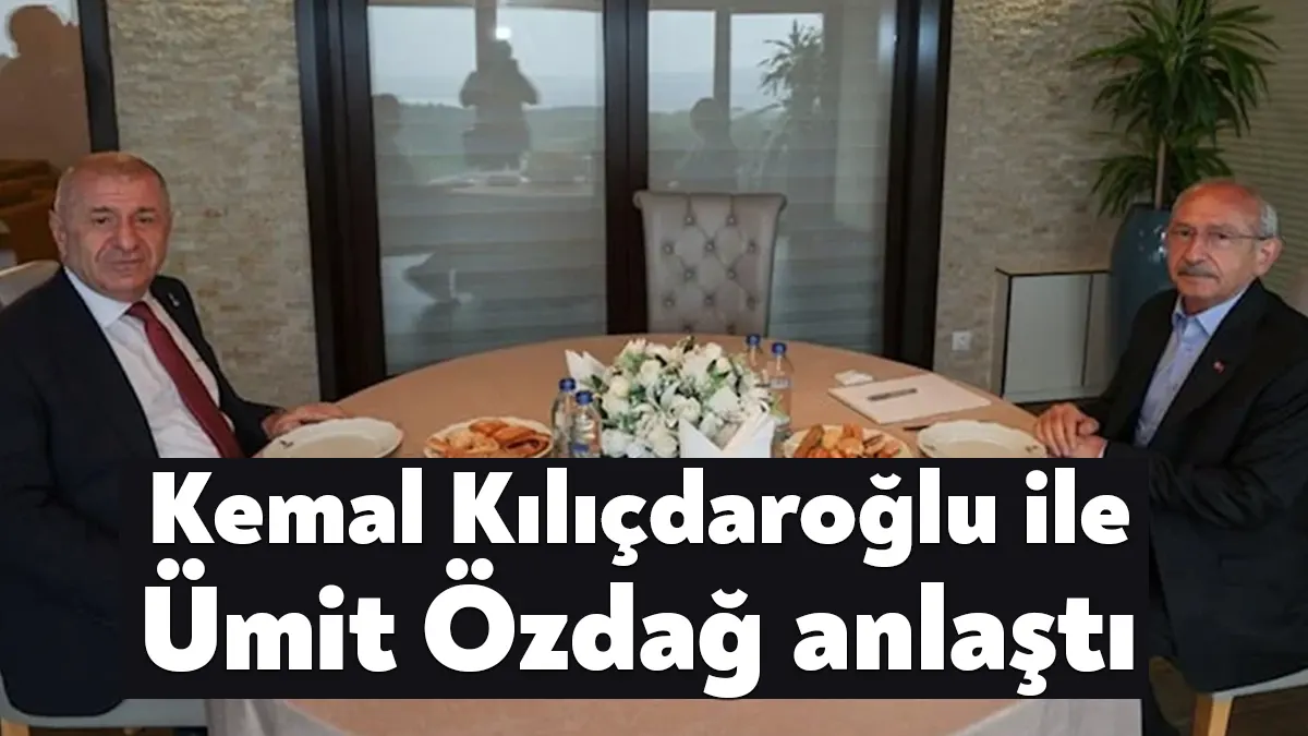 Millet İttifakı Cumhurbaşkanı Adayı Kemal Kılıçdaroğlu ile Zafer Partisi Genel