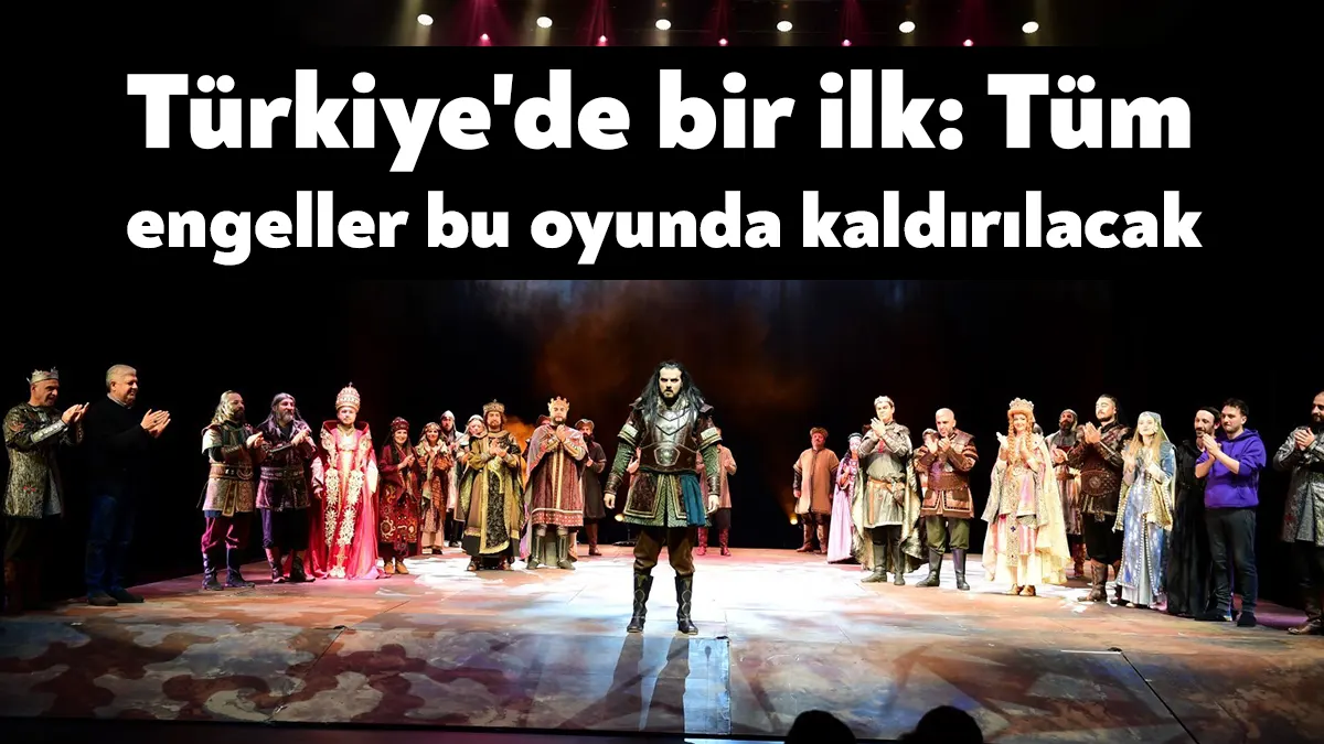 Engelliler Haftası’nda Kocaeli’de Kılıçarslan tiyatro oyunu tüm engel gruplarına yönelik