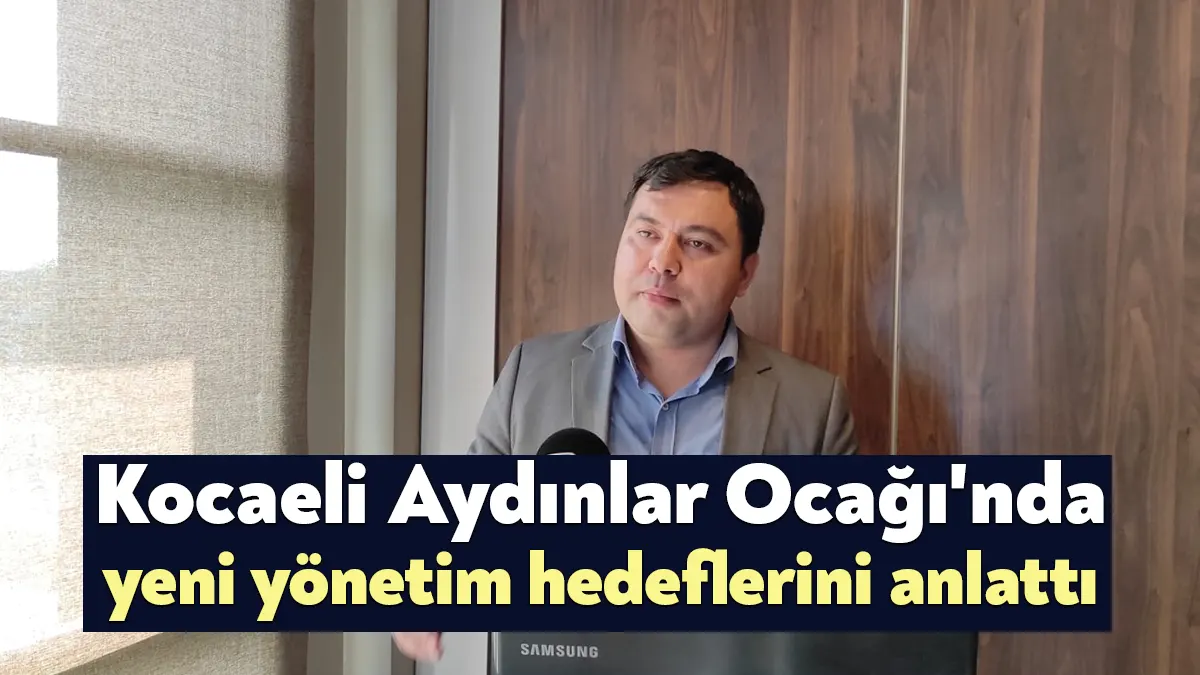 İki hafta önce kongresini tamamlayan Kocaeli Aydınlar Ocağı, bugün gerçekleştirdiği